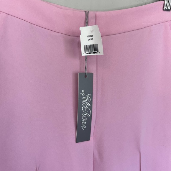 Lela Rose Stretch Twill Demi Crop Pants in Orchid Pink Size 8 - Picture 5 of 8